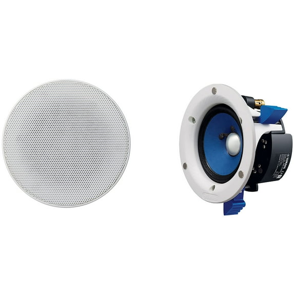 Yamaha NS-IC400 4" Full-Range In-Ceiling Speakers (White, Pair)