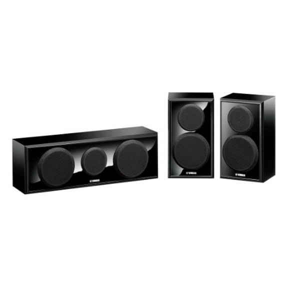 Yamaha NS-P150 Floor Standing Home Theater Speaker Package for HD Movies and Music - 1 Center and 2 Surround Speakers