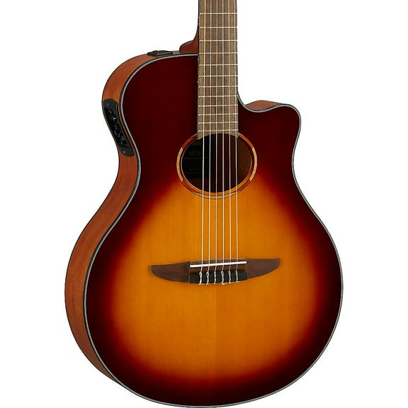 Yamaha NTX1 Acoustic Electric Nylon String Guitar Brown Sunburst
