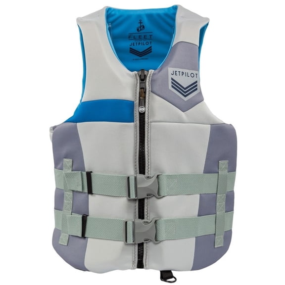 Yamaha New OEM Men's JetPilot Fleet 2-Buckle PFD, M/L, WJP-21238-SV-ML