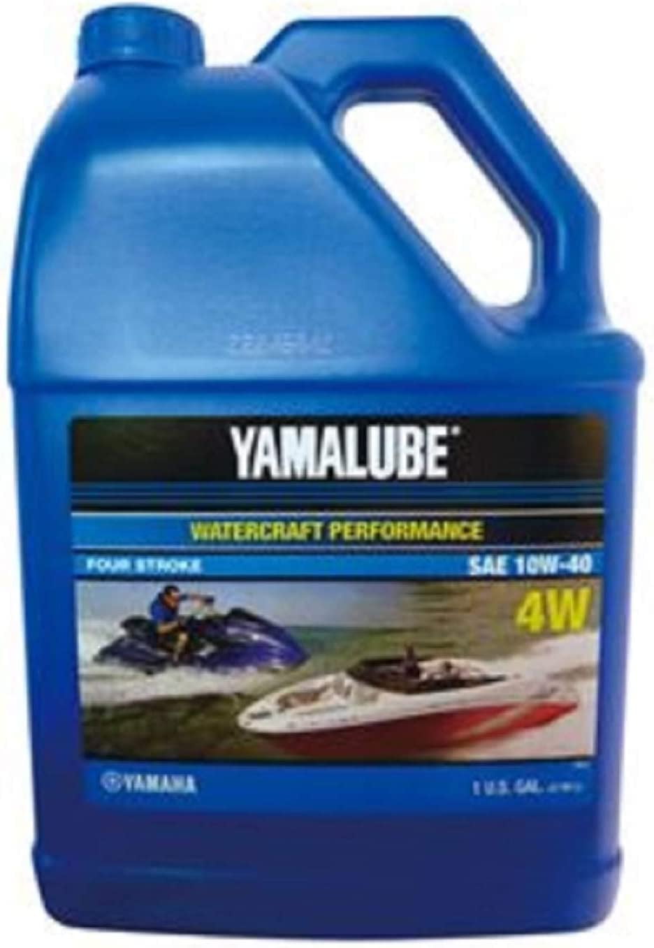 Yamaha New OEM WaveRunner Boat Oil Gallon 10W-40 4W WATERCRAFT LUB-10W40-WV-04