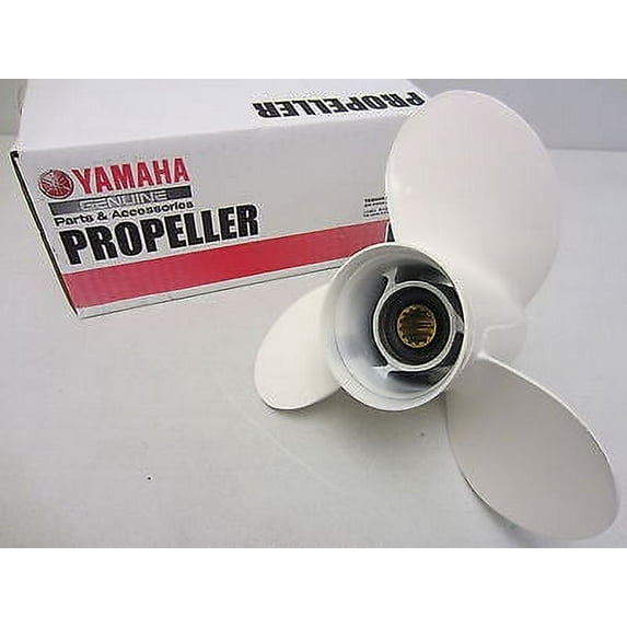 Yamaha New OEM Yamaha New Oem F30,F40,F50,F60 Propeller 10 3/8 (.375) X13 Prop 6H5-45945-00-00, 6H5-45945-00-00-1