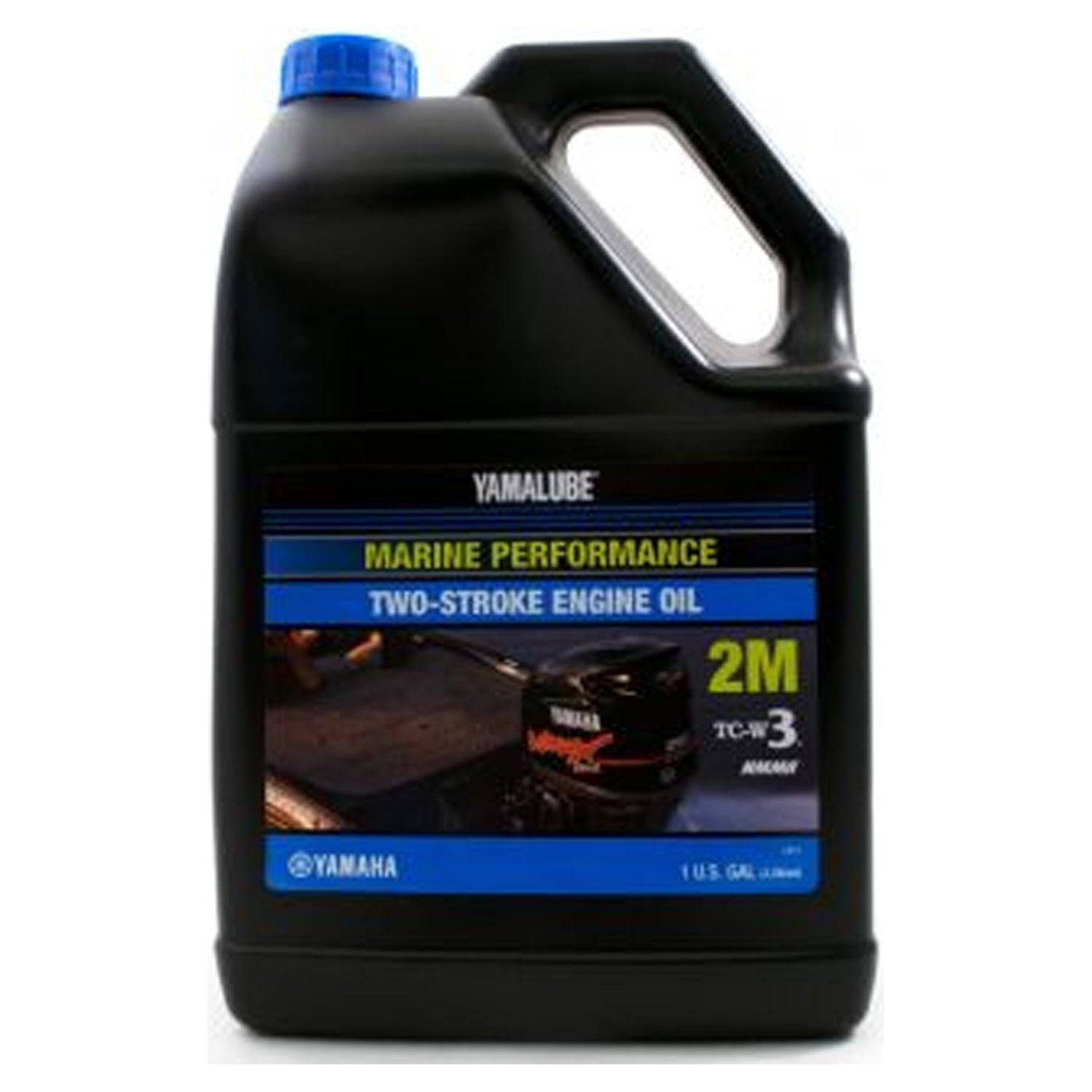 Yamaha New OEM, Yamalube 2M Marine 2 Stroke Engine Oil, Gallon, LUB