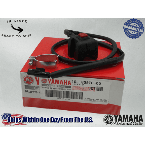 Yamaha OEM 14-21 YZ250F YZ450F/FX ENGINE STOP KILL SWITCH 1SL-83976-00-00 1