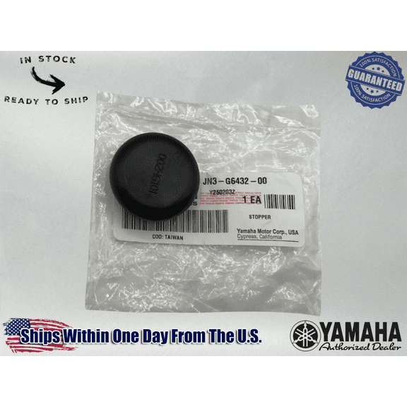 Yamaha OEM Golf Cart Rear Trans-axle Cover Rubber Fill Plug JN3-G6432-00-00
