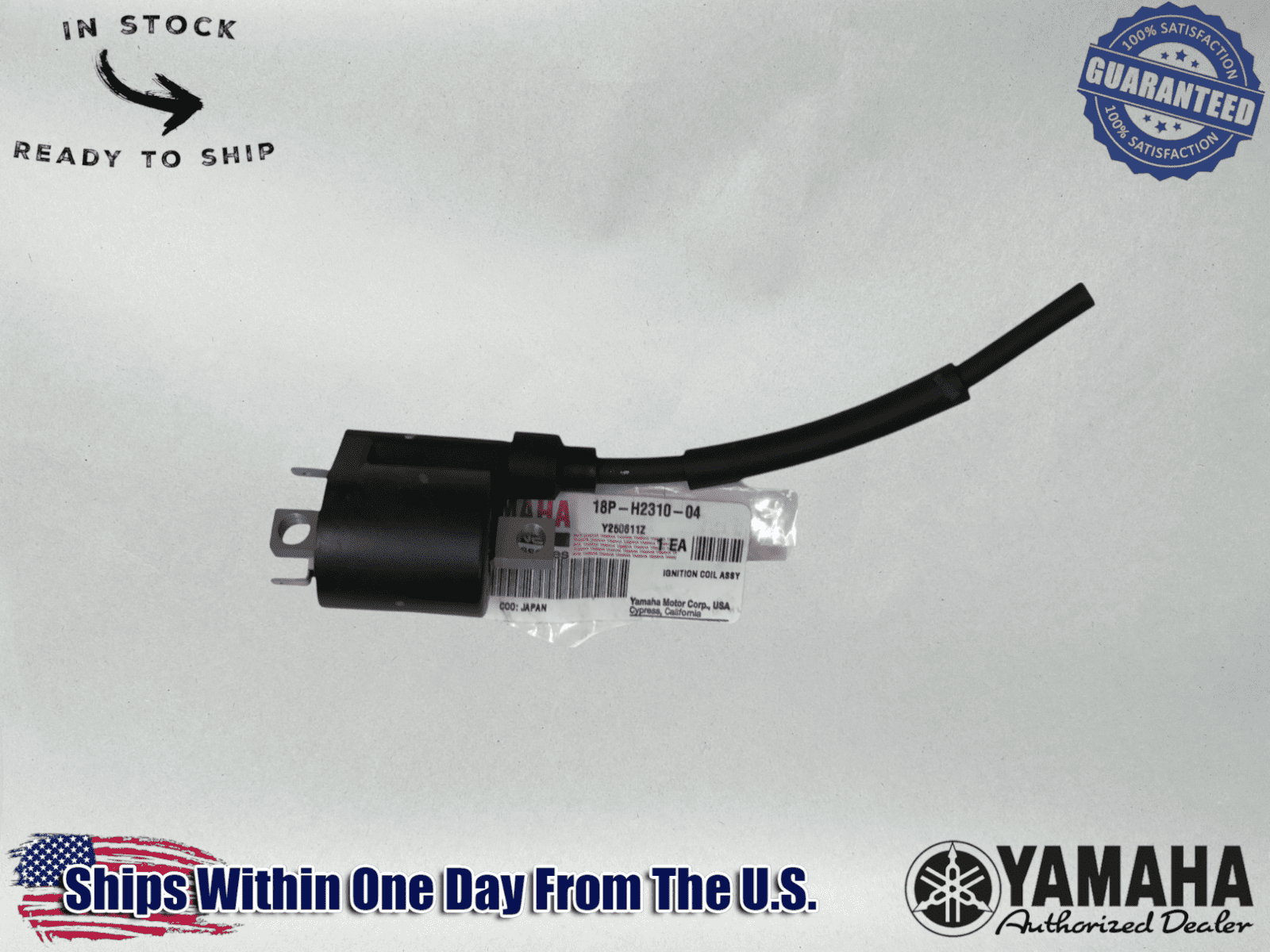 2009 - 2025 YAMAHA YFZ450R YFZ 450R X ATV OEM IGNITION COIL ASSY 18P