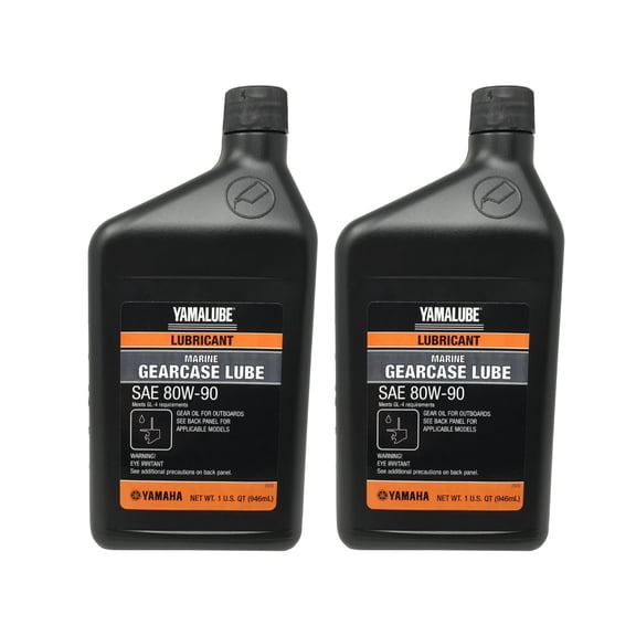 Yamaha OEM Lower Unit Gearcase Lube Oil 2 QUARTS ACC-GEARL-UB-QT 2 PACK