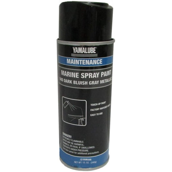 Yamaha ACC-MRNPA-IT-4D Marine Spray Paint 04D, Dark Bluish Gray Metallic