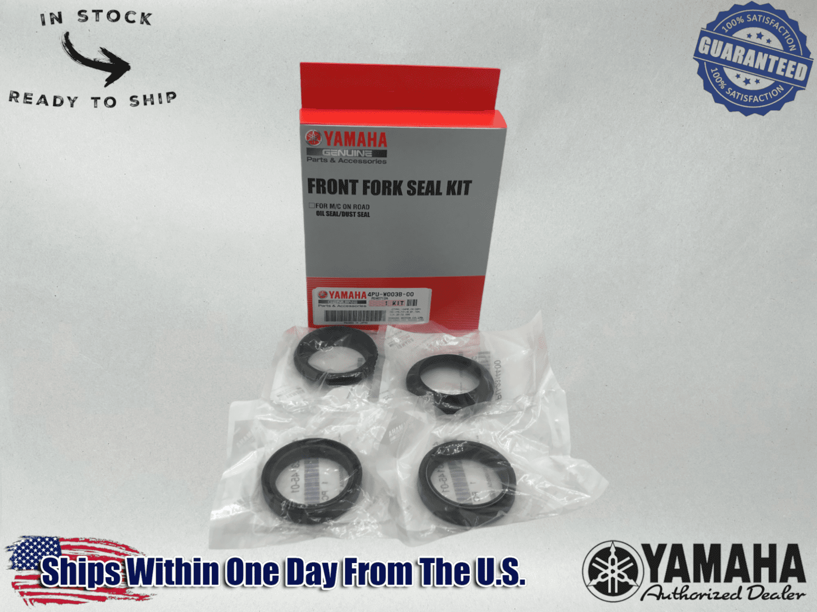 Yamaha OEM TMAX VMAS Front Fork Seal Kit 4PU-W003B-00-00 1