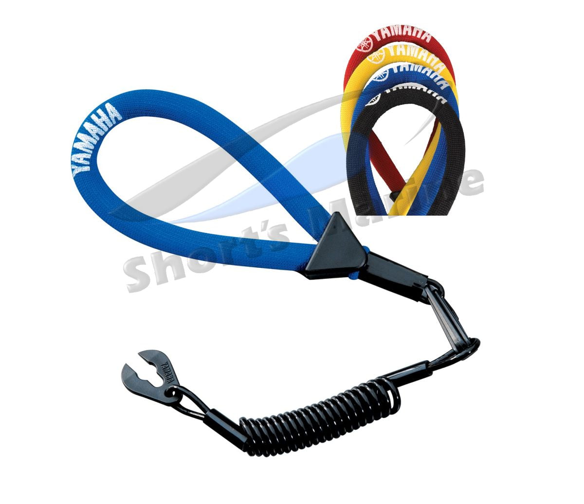 OEM Yamaha WaveRunner Floating Wrist Lanyard BLACK MWV-LANCD-00-BK