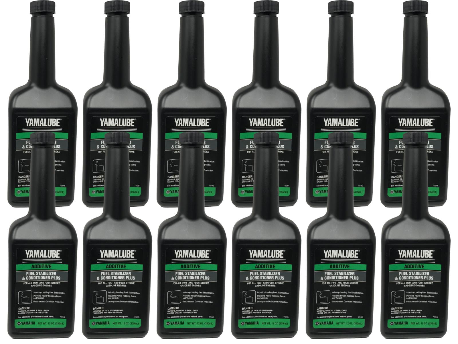 Yamaha OEM Yamalube Fuel Stabilizer & Conditioner Plus ACC-FSTAB-PL-12 - 12 Pack