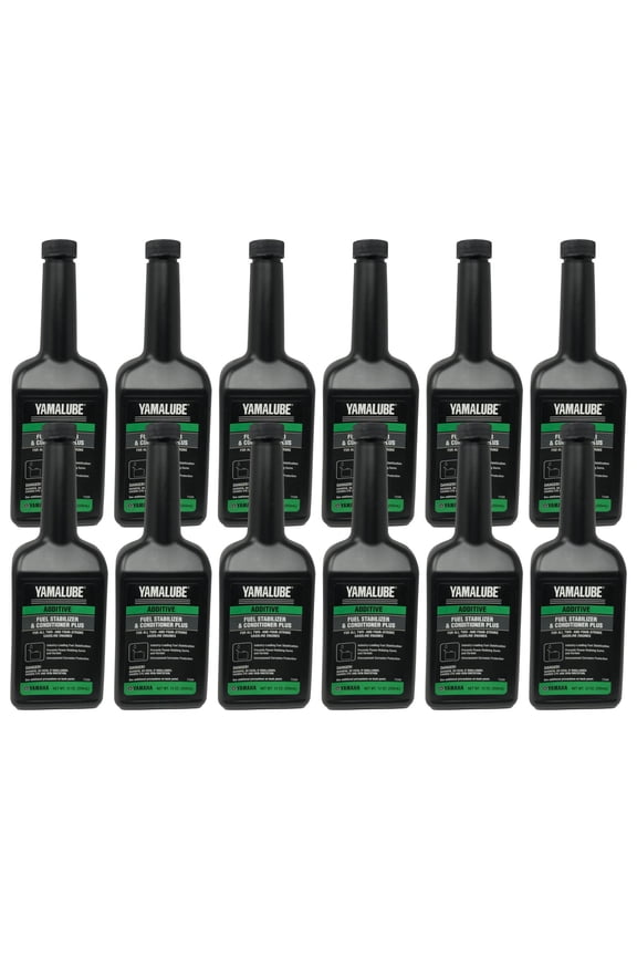 OEM Yamalube Fuel Stabilizer & Conditioner Plus ACC-FSTAB-PL-12 - 12 Pack