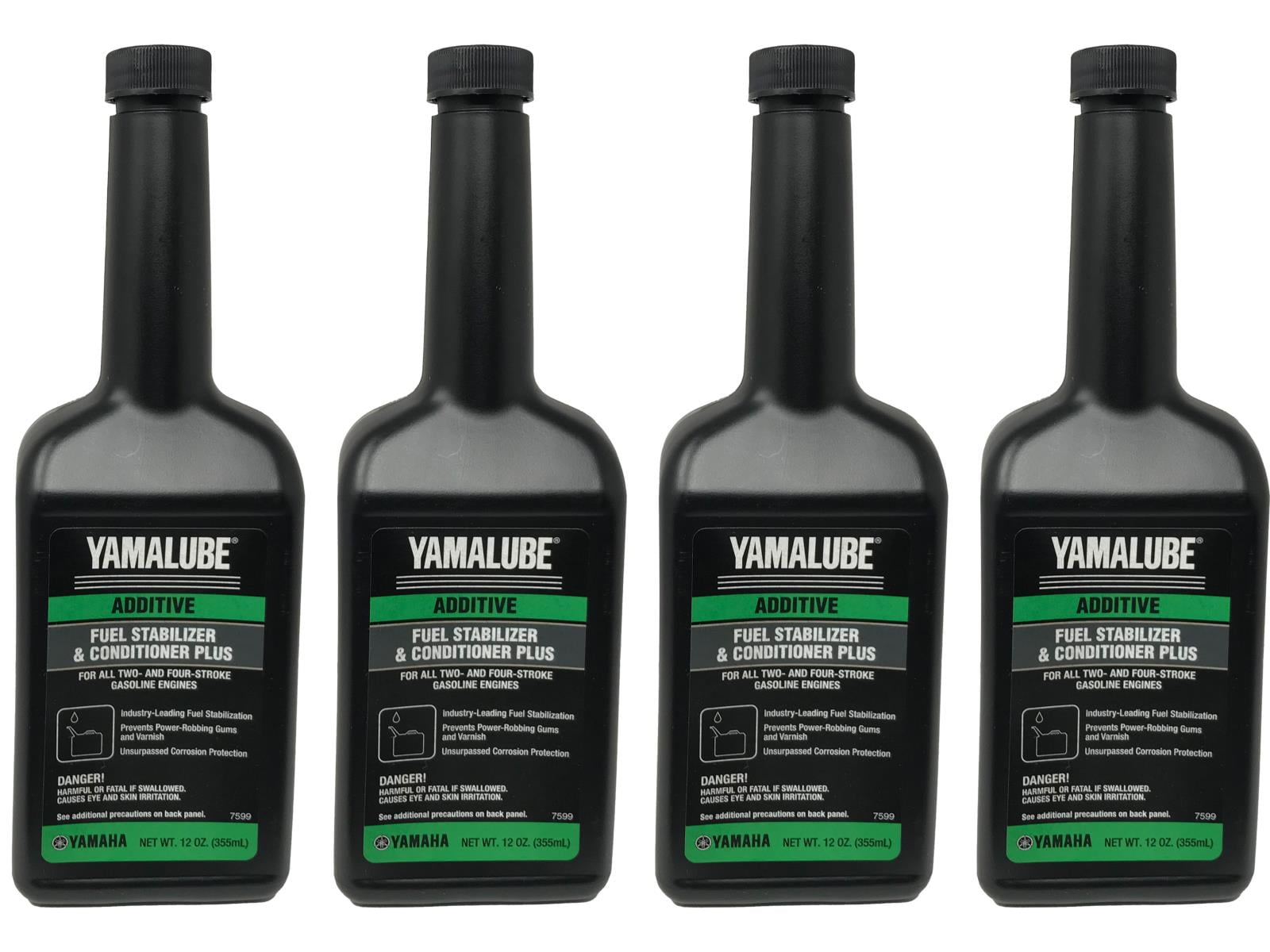 Yamaha OEM Yamalube Fuel Stabilizer & Conditioner Plus ACC-FSTAB-PL-12 - 4 Pack