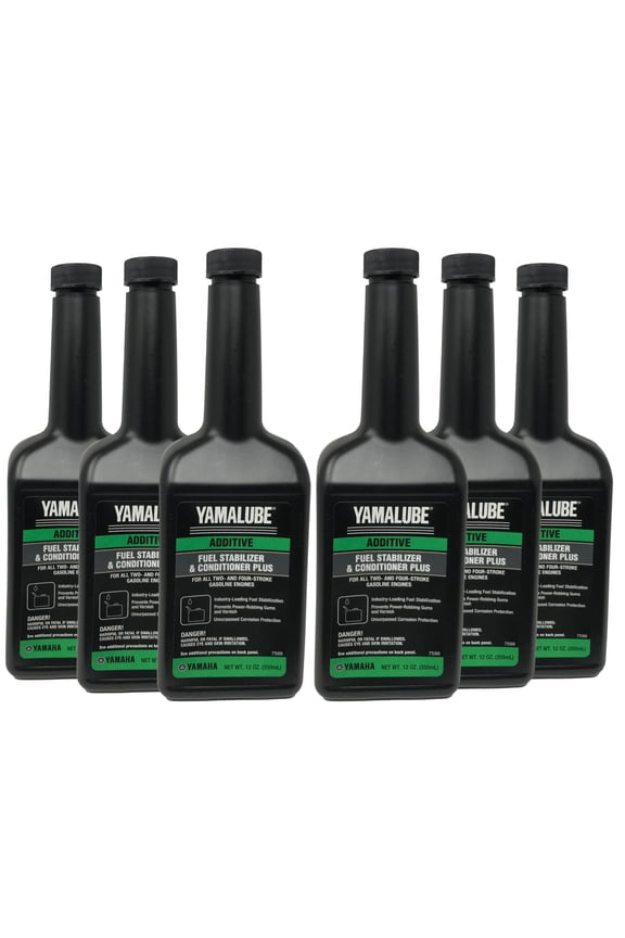 OEM Yamalube Fuel Stabilizer & Conditioner Plus ACC-FSTAB-PL-12 - 6 Pack