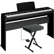 Yamaha P-143LXB 88-Key Digital Piano Bundle