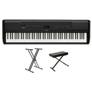 Yamaha P-525 88-Key Digital Piano Package - Black Essentials Package