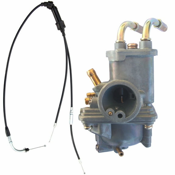 Yamaha PW 50 PW50 Carburetor & Throttle Gas Cable Y ZINGER Carb 1981-2002