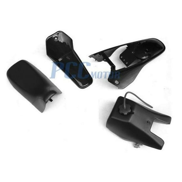 Yamaha PW80 PW 80 TANK SEAT PLASTIC KIT BLACK PS49