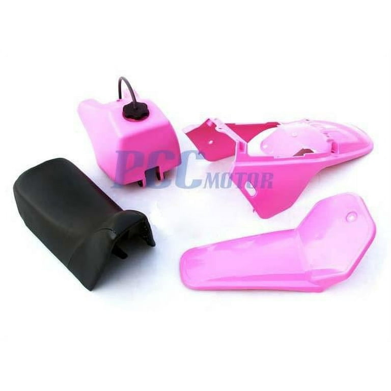 Yamaha PW80 PW COYOTE 80 TANK SEAT PLASTIC FENDER KIT W/ Chain Guard PINK  PS65