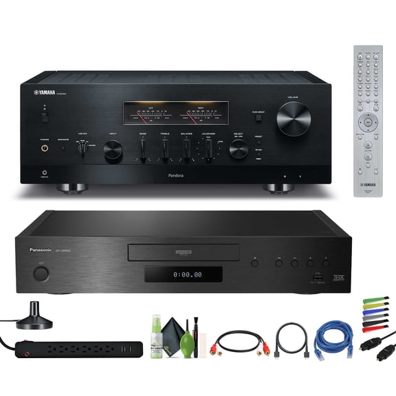 Yamaha R-N2000A 2.1-Channel Network Stereo Receiver – Bundle