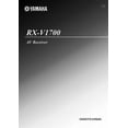 thumbnail image 1 of Instruction Manual ONLY for Yamaha RX-V1700 Receiver Owners Manual REPRINT, 1 of 1
