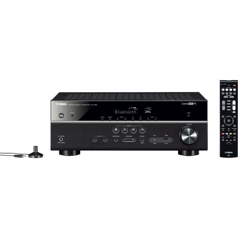 Yamaha RX-V483 3D A/V Receiver, 5.1 Channel, Black - Walmart.com