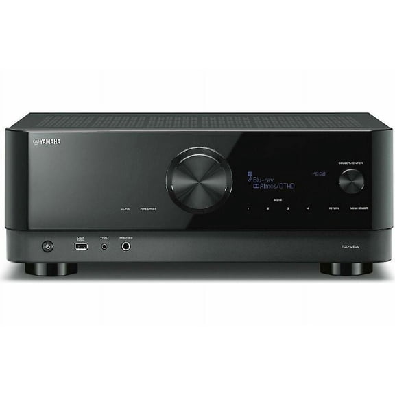 Yamaha RX-V6A 7.2 Channel Home Theater Receiver with Dolby Atmos, Wi-Fi, Bluetooth - Consumer Return Black