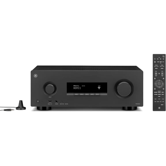Pre-Owned Yamaha RX300A 5.2-Channel Home Theater AV Receiver with Dolby Atmos, 4K120/8K HDMI and Bluetooth Multipoint (Black)