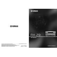 thumbnail image 1 of Instruction Manual ONLY for Yamaha RXZ9 Receiver Owners Manual REPRINT, 1 of 1