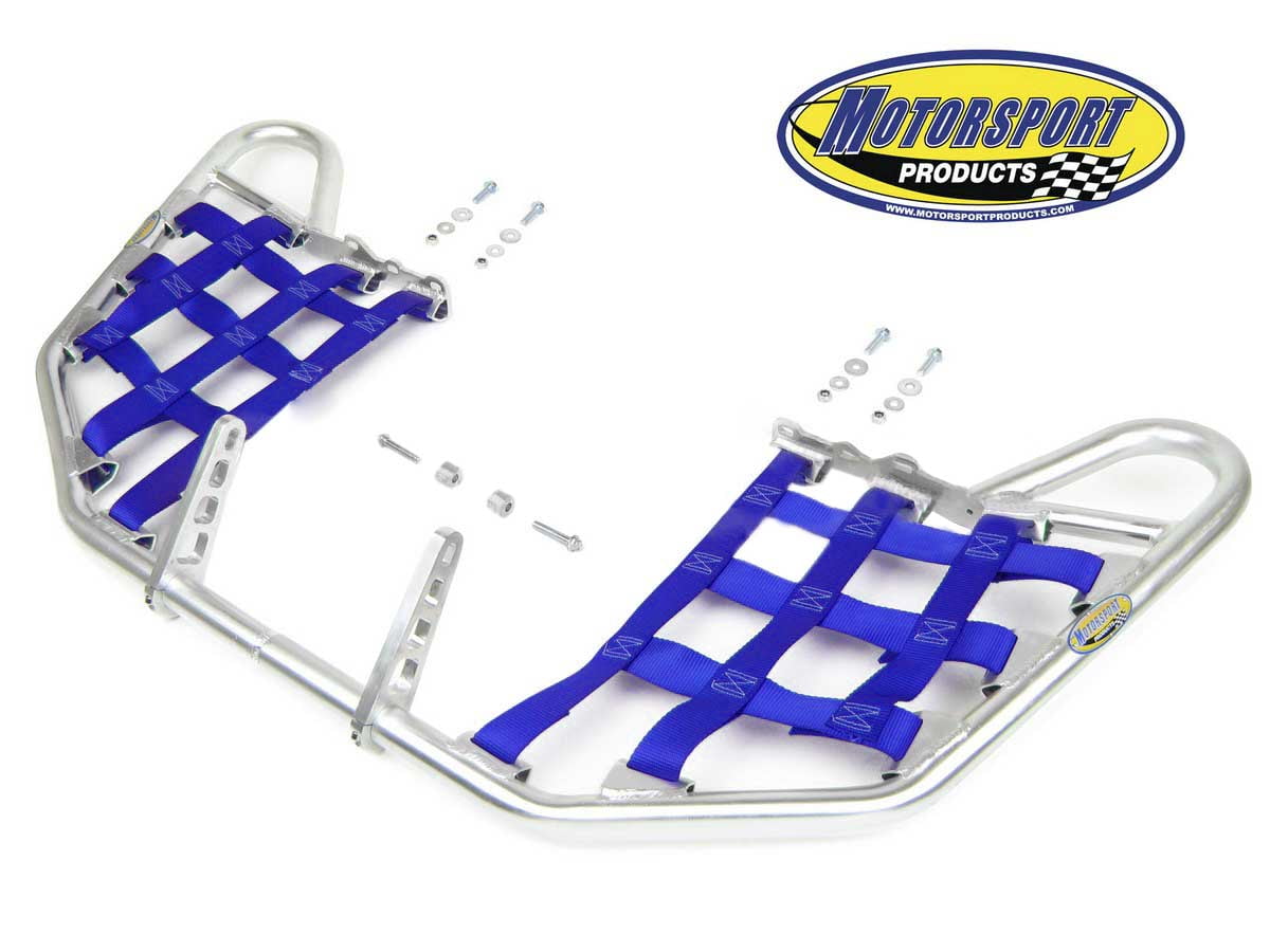 Yamaha Raptor 250 Yfm250R Nerfbars Atv Nerf Bars Silver Bars/Blue Nets