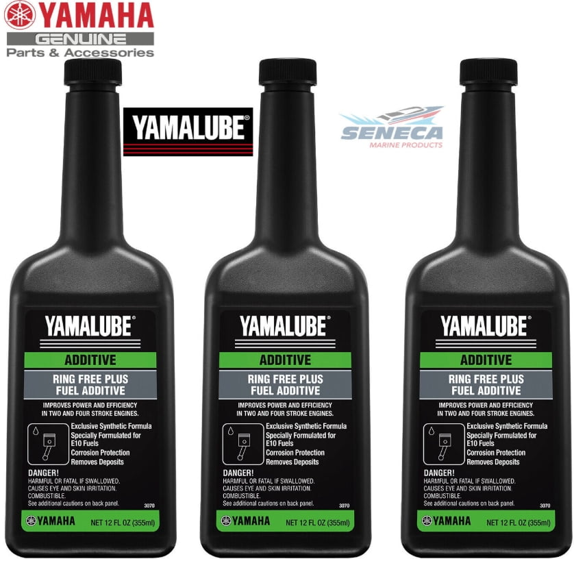 Yamaha Ring Free Plus ACC-RNGFR-PL-12 Fuel Additive Automotive Additive Bottle, 12 oz, Qty 3