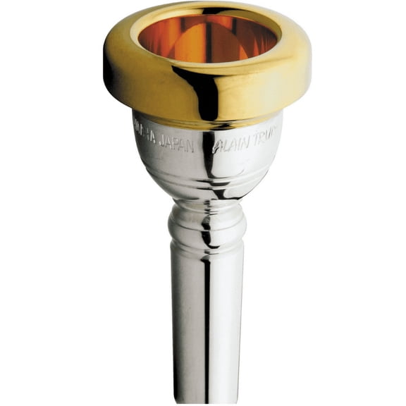 Yamaha Signature Trombone Mouthpiece Alain Trudel Gold Rim/Cup- Large Shank