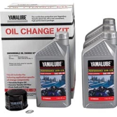 Yamaha Snowmobile Engine Oil Change & Filter Kit  Phazer, Nytro, Vector, Venture
