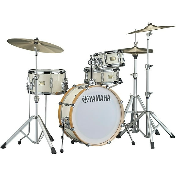 Yamaha Stage Custom Hip 4 Piece Drum Shell Pack Classic White