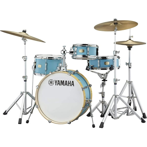 Yamaha Stage Custom Hip Kit, 4 Piece Drum Shell Pack Matte Surf Green