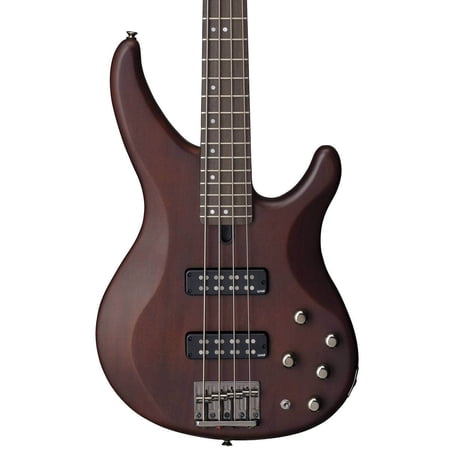 Yamaha TRBX504 4-String Premium Electric Bass Transparent Brown Rosewood Fretboard