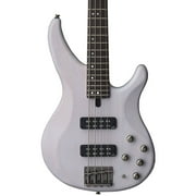 Yamaha TRBX504 4-String Premium Electric Bass Transparent White Rosewood Fretboard