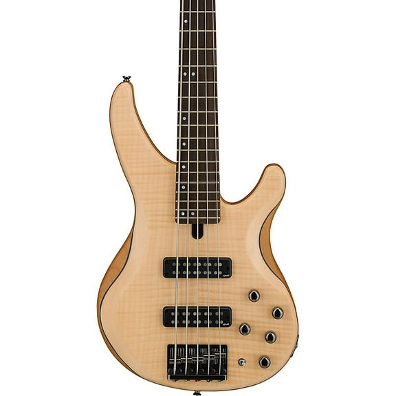 Yamaha TRBX605FM 5-String Bass Guitar w/Flame Maple Top - Natural Satin