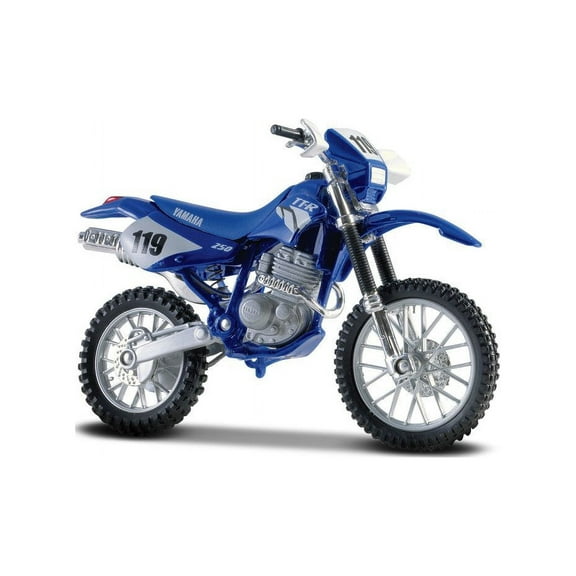 Yamaha TTR 250 Motorcycle [1:18 scale in Blue]