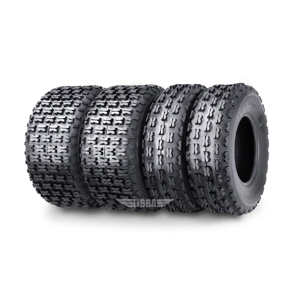Yamaha Timberwolf 250 Beartracker Full Set Sport ATV Tires 21x7-10 & 22x10-10