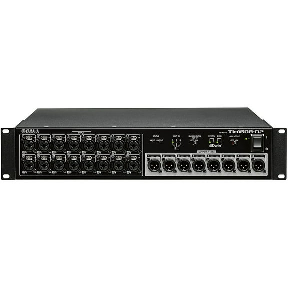 Yamaha Tio1608-D2 16-Input Digital Stage Box with Dante