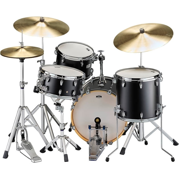 Yamaha Tour Custom Maple 3-Piece Drum Shell Pack - Licorice Satin