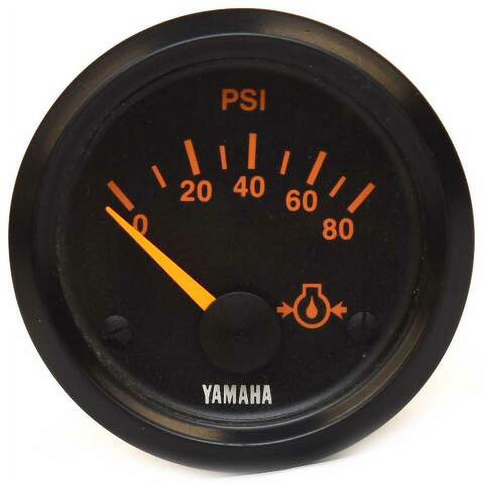 Yamaha VDO Boat Oil Pressure Gauge 9171A | 2 Inch Black
