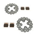 thumbnail image 1 of Yamaha Warrior 350 YFM350 Front RipTide Brake Rotors and Brake Pads 1989 - 2004, 1 of 5
