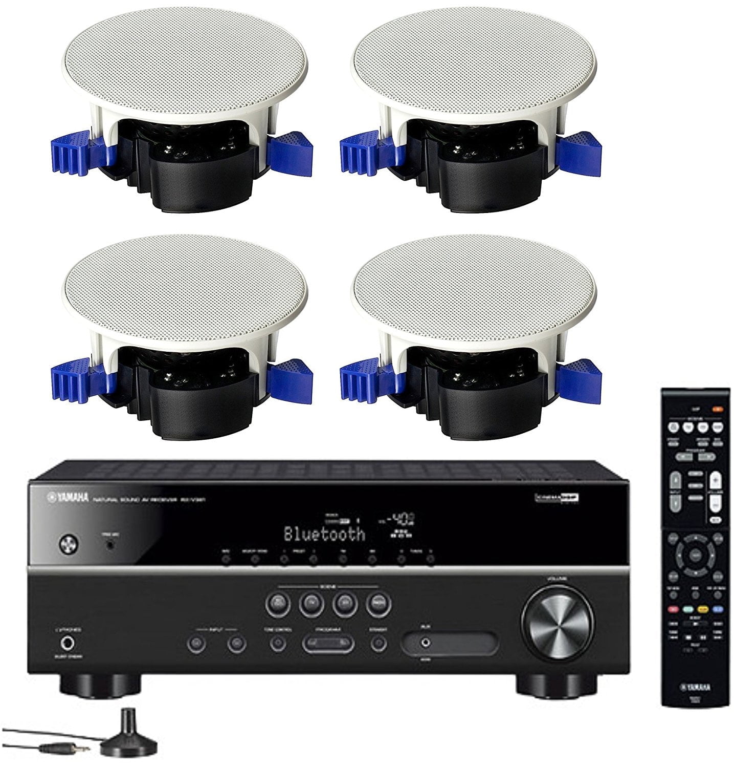 Yamaha Wireless Bluetooth 5.1 Home Theater Systems, Black