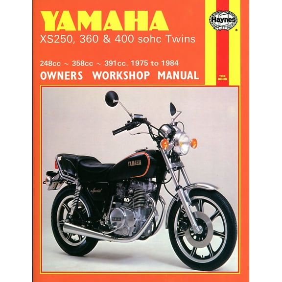 Yamaha XS360 & 400 SOHC Twins 248cc, 358cc & 391cc models (75-84) Haynes Repair Manual ^