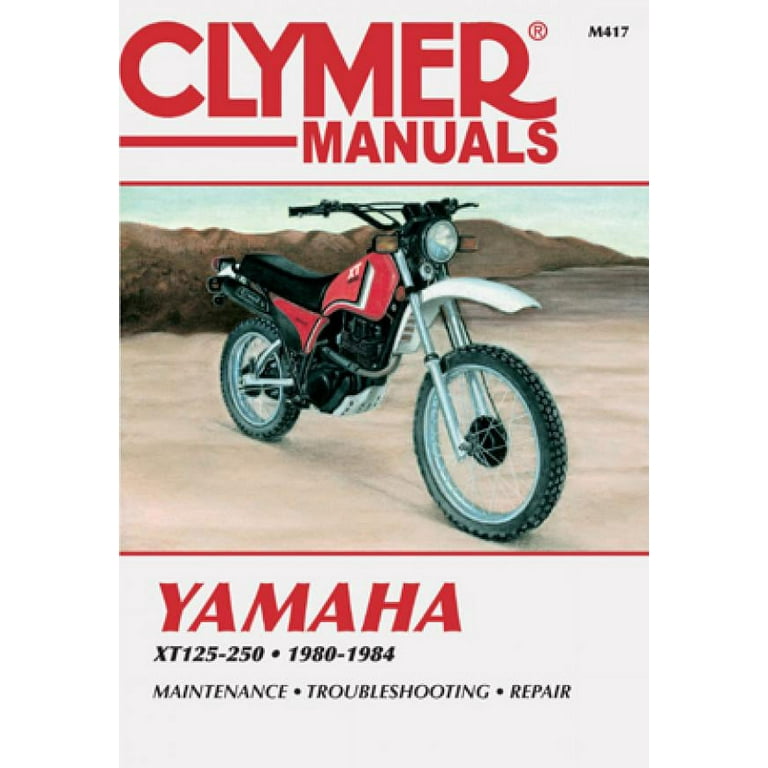 Yamaha XT125-250 Motorcycle (1980-1984) Service Repair