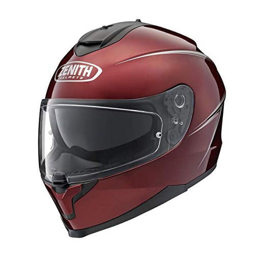 Yamaha (YAMAHA) Motorcycle Helmet Full Face YF-9 ZENITH Sun Visor Model  Pinstripe Wine Red L Size (59-60cm) 90791-1784L