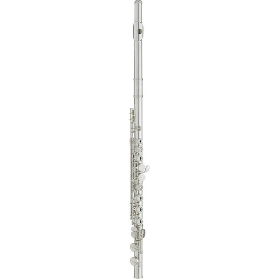 Yamaha YFL-322Y Intermediate Flute, Offset G, C-Foot, Silver, Nickel Silver, for Students