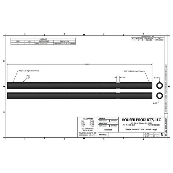 Yamaha YFZ450 Raptor 700 Tie Rod Kit
